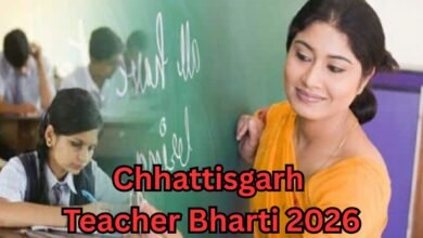 Chhattisgarh Teacher Bharti 2026