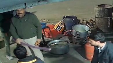 थाना प्रभारी पर मारपीट का आरोप